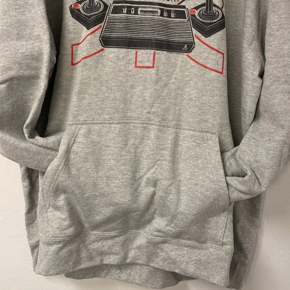 Ripple Junction X ATARI Iconic 2600 Gaming Console Fuji Logo Hoodie Gray 2XL - Picture 3 of 8
